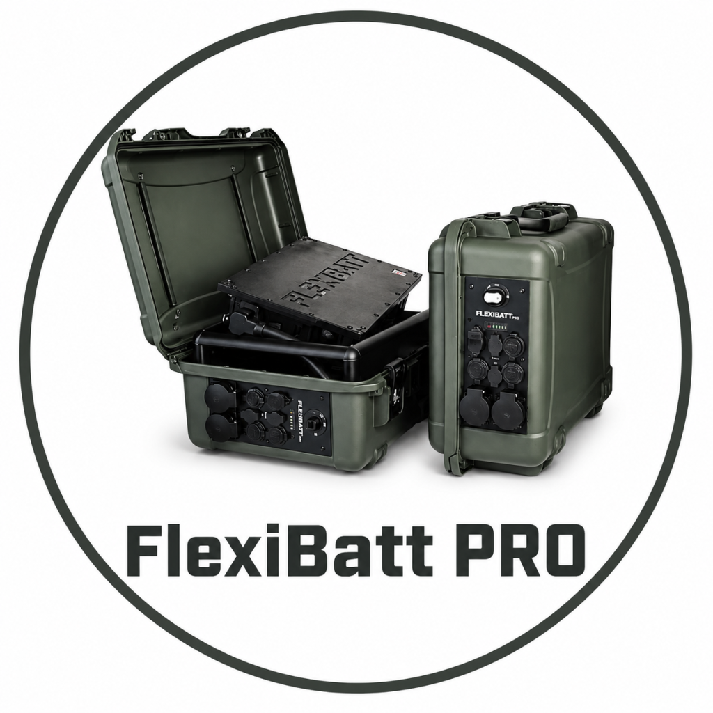 FLEXIBATT PRO – Batterie portable d'extérieur FlexiBatt Pro. Batterie FlexiBatt Pro robuste et portable, dotée de plusieurs prises, pour une utilisation en extérieur et en cas d'urgence.